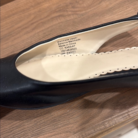 Charter Club Black Flats Minimalist Pointed-Toe Design - Picture 5 of 10